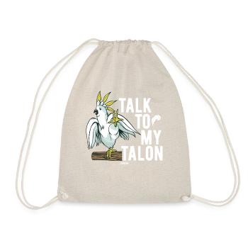 Zoological Garden Cockatoo Bird - Drawstring Bag - nature - Front