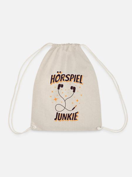 Hörspiele Junkie Hörbuch Liebhaber Geschenkidee - Turnbeutel - Natur