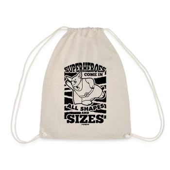 Pig - Drawstring Bag - nature - Front