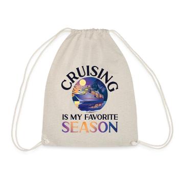 Cruise Ship Vacation Girl Cruising - Drawstring Bag - nature - Front