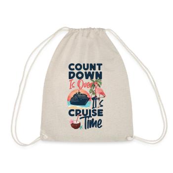Cruise Ship Vacation Count Down Is - Drawstring Bag - nature - Front