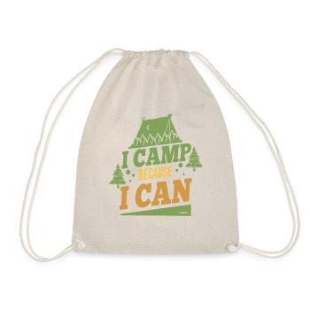 Je campe parce que je peux camper - Sac de sport léger - nature - Devant