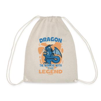 Dragon Dad The Man The Myth The Legend - Drawstring Bag - nature - Front