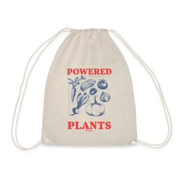 This mother is powered by plants - Drawstring Bag - nature - Front