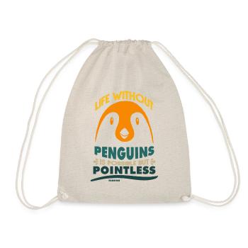 Life Without Penguins Is Possible But Pointless - Turnbeutel - Natur - Vorne