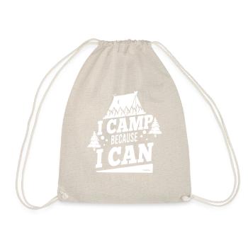 Slogan de camping cool pour les campeurs et les amoureux de la nature - Sac de sport léger - nature - Devant