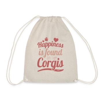 Beau cadeau d’amoureux des chiens corgi - Sac de sport léger - nature - Devant