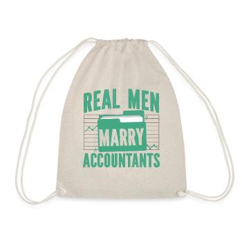 Accountant Bookkeeper Marriage - Turnbeutel - Natur - Vorne