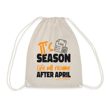 Accountant Bookkeeper Accounting - Drawstring Bag - nature - Front