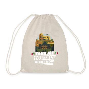 Italy - Drawstring Bag - nature - Front