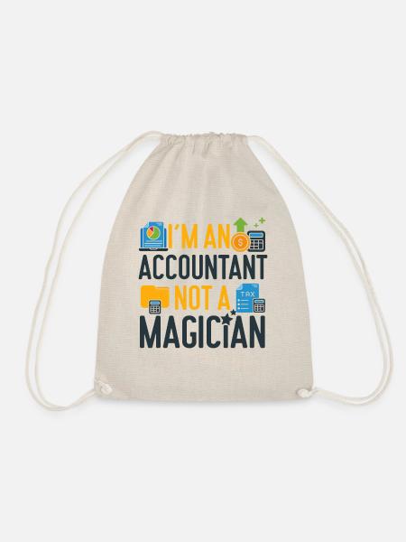 Accountant Bookkeeper Accounting - Turnbeutel - Natur