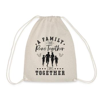 Running Runner Half Marathon - Drawstring Bag - nature - Front