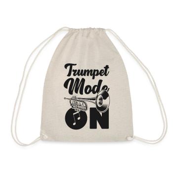 Trumpet Player Trumpet Mode On - Turnbeutel - Natur - Vorne