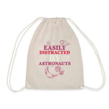 simply distracted by astronauts - Drawstring Bag - nature - Front