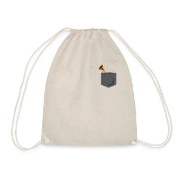 Trumpet Player Pocket - Turnbeutel - Natur - Vorne