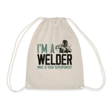 Soudeur Soudeur Vintage Je suis A - Sac de sport léger - nature - Devant