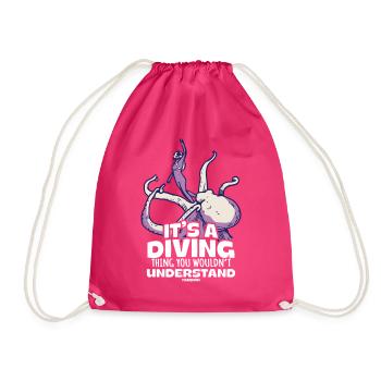 C’est une chose de plongée que vous ne comprendriez pas - Sac de sport léger - fuchsia - Devant