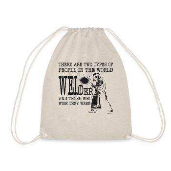 Welder Welding Vintage There Are - Turnbeutel - Natur - Vorne