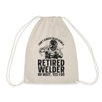 Welder Welding Retirement Vintage - Turnbeutel - Natur - Vorne