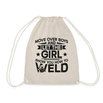 Welder Welding Female Welder - Turnbeutel - Natur - Vorne