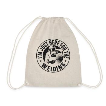 Welder Welding Vintage I'm Just - Turnbeutel - Natur - Vorne