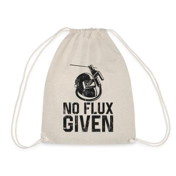 Welder Welding Pun Vintage No Flux - Drawstring Bag - nature - Front