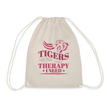 Les tigres sont la thérapie dont j’ai besoin - Sac de sport léger - nature - Devant