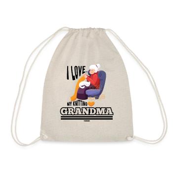 ich liebe meine Oma - Turnbeutel - Natur - Vorne