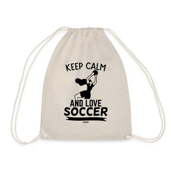 Goalkeeper Woman Girl Daughter Sports - Drawstring Bag - nature - Front