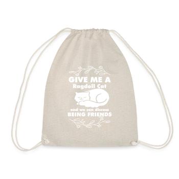 Ragdoll Cat Cat Mama Cat Lady - Drawstring Bag - nature - Front