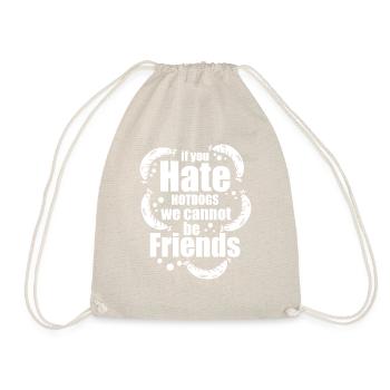 Snack Hot Dog Fast Food - Drawstring Bag - nature - Front