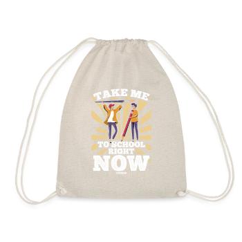 Kindergarten School Teacher Saying - Drawstring Bag - nature - Front
