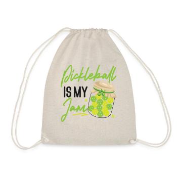 Pickleball Pickleball Is My Jam - Drawstring Bag - nature - Front