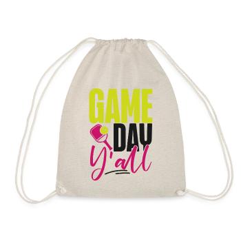 Pickleball Girl Ladies Game Day - Turnbeutel - Natur - Vorne