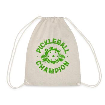 Pickleball Pickleball Champion - Turnbeutel - Natur - Vorne