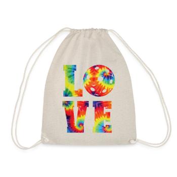 Pickleball Tie Dye 80s90s Love - Sac de sport léger - nature - Devant