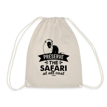 Lion Africa Safari Quote - Drawstring Bag - nature - Front