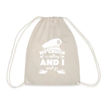 Captain boat sea funny saying - Drawstring Bag - nature - Front