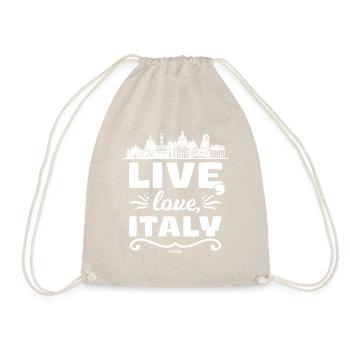 Italie Drapeau Italien Italia Cadeau - Sac de sport léger - nature - Devant