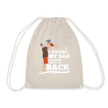 Père et fille - Sac de sport léger - nature - Devant