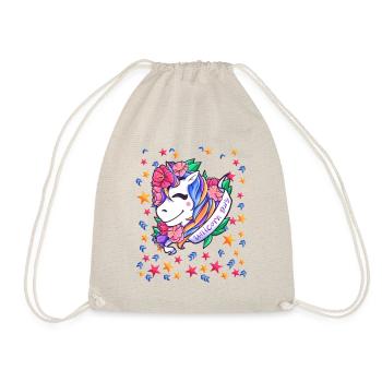 Journée de la licorne pour les enfants, les filles et les femmes - Sac de sport léger - nature - Devant