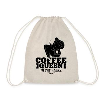 Breakfast coffee for mom - Drawstring Bag - nature - Front