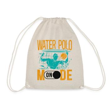 Water Polo Water Polo Mode On - Drawstring Bag - nature - Front