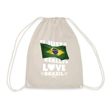 Brazil Rio de Janeiro South America Gift - Drawstring Bag - nature - Front