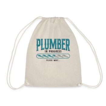 Plombier Plombier Plombier Vintage Plombier - Sac de sport léger - nature - Devant
