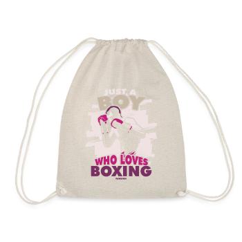 Just A Boy Who Loves Boxing - Turnbeutel - Natur - Vorne