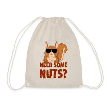 Squirrel Need some nuts Looking for nuts? - Drawstring Bag - nature - Front