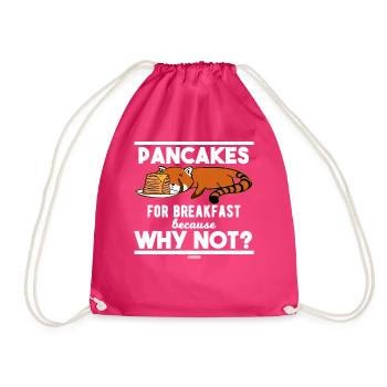 Crêpes pour le petit déjeuner - Sac de sport léger - fuchsia - Devant