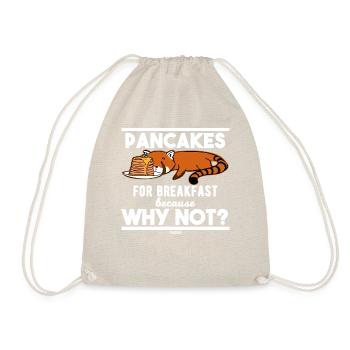 Pancakes zum Frühstück - Turnbeutel - Natur - Vorne