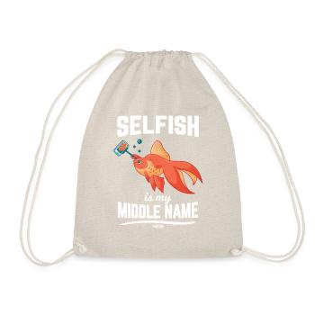 Kampffisch Fisch Meer Aquarium Aquaristik - Turnbeutel - Natur - Vorne